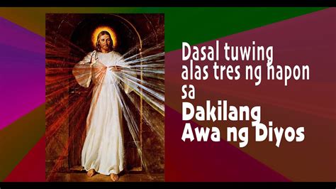 divine mercy tagalog|Dakilang Awa ng Diyos .